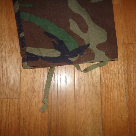 US Army Military Woodland Camo ACU Cargo Pants Medium Regular Waist 31-35" - Picture 9 of 11
